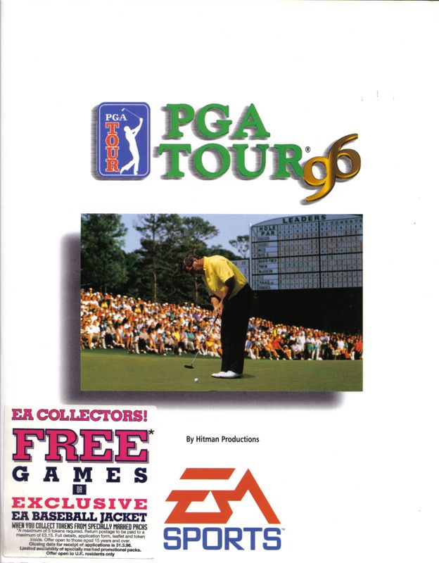 PGA Tour 96 box art for Sega Genesis